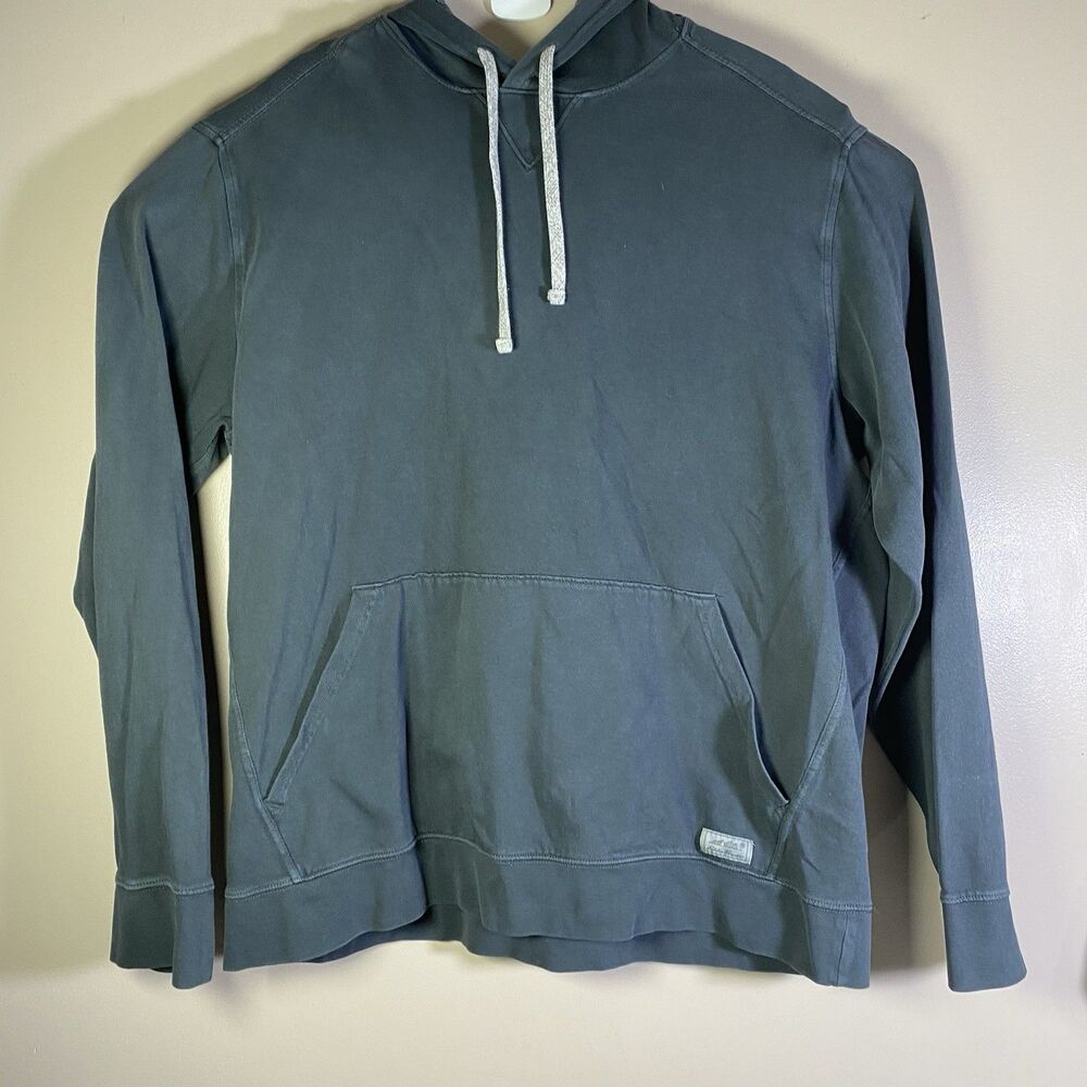 Eddie Bauer Hoodie Mens XL Green Blue  Specially Dyed Pullover Activewear
